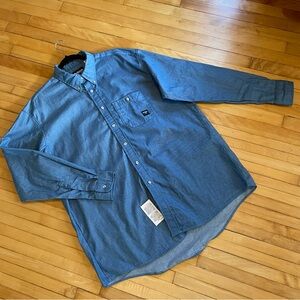 BULWARK Protective Apparel Flame Resistant Button Down Shirt Cotton Workwear